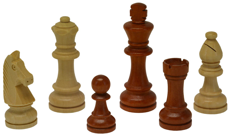 Pièces d'échecs Club Peuplier