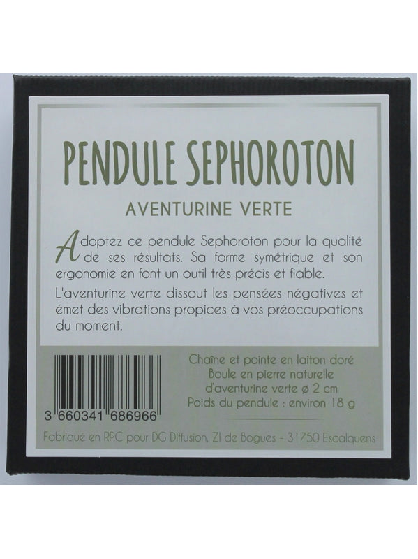 Pendule Sephoroton - Aventurine