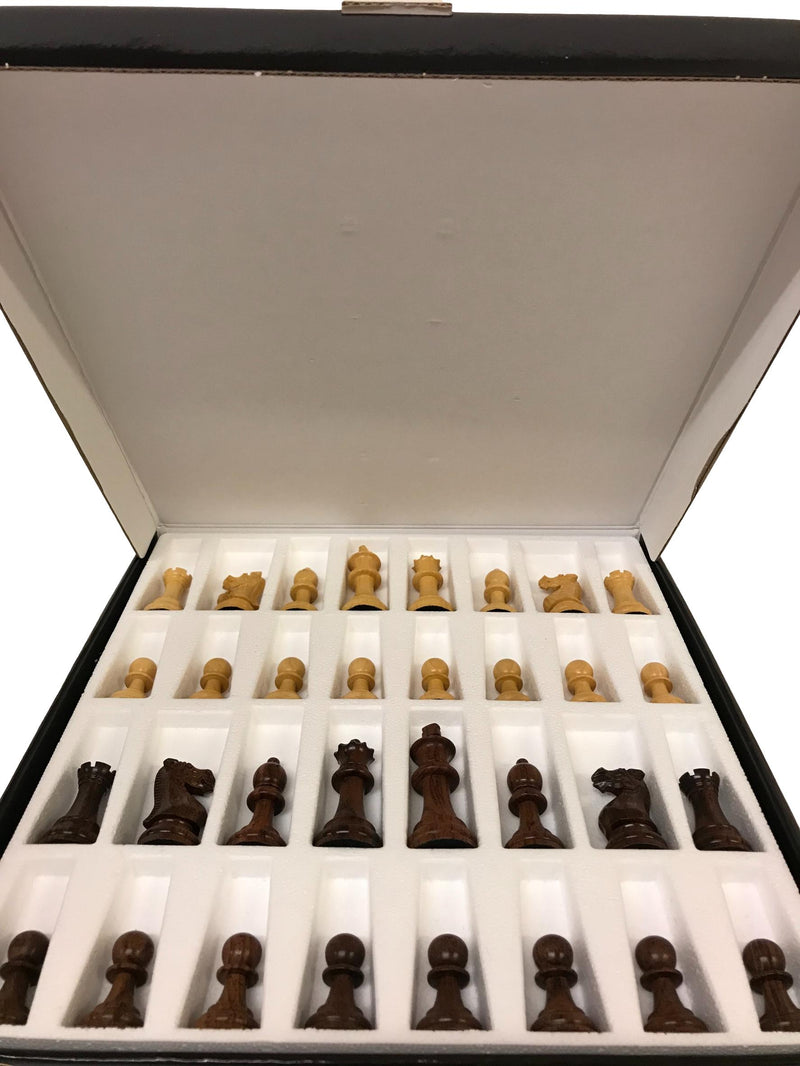 Pièces d'échecs Staunton Palissandre