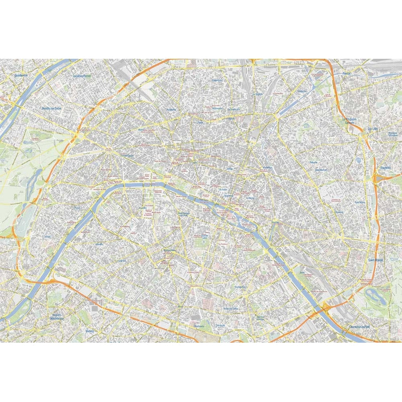 Puzzle 1000 p - Plan de Paris - My Puzzle