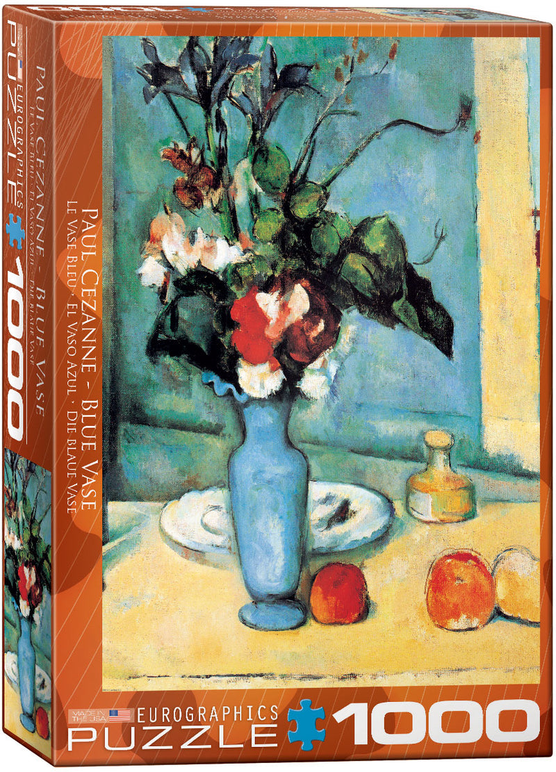 Puzzle Eurographics - 1000 p - Le vase bleu - Cézanne