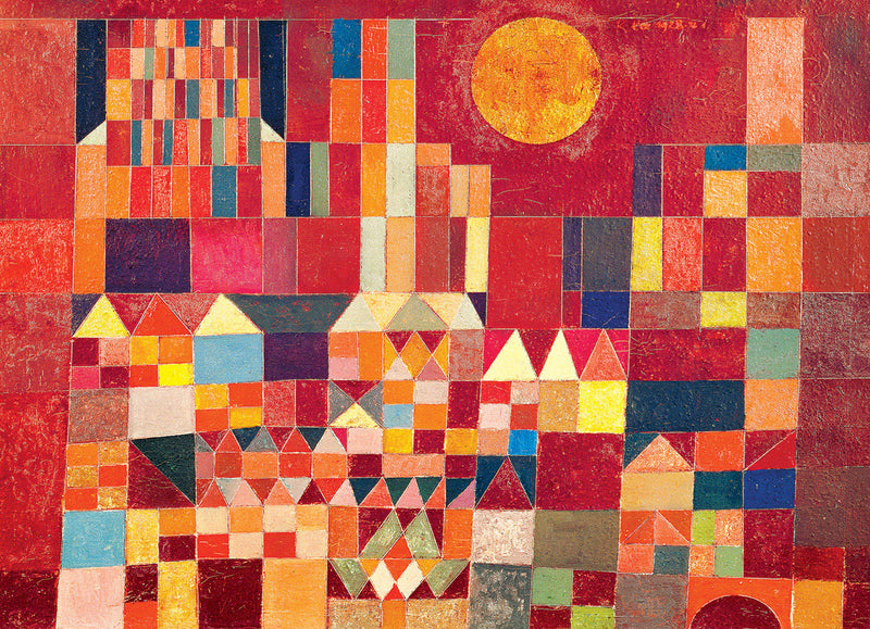 Puzzle Eurographics - 1000 p - Chateau et soleil - Klee