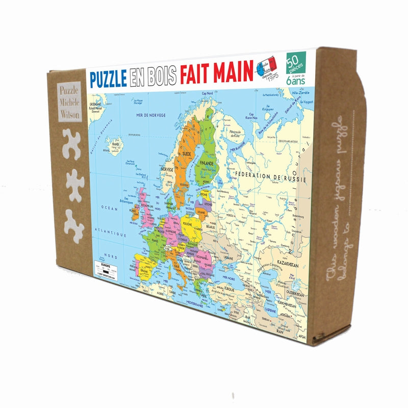 Puzzle MW - 50 p - Carte d'Europe