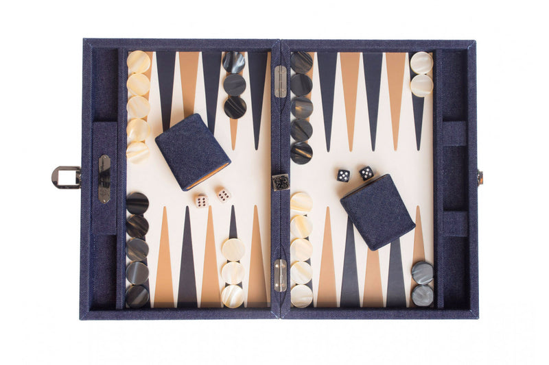 Backgammon Hector Saxe  - Jeans / Cuir