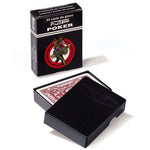 Cartes NTP Floreale - 100 % plastique - cartes de poker - Rouge et Noir