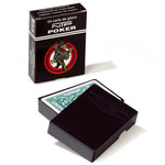 Cartes NTP Floreale - 100 % plastique - cartes de poker - Rouge et Noir