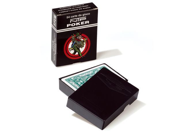 Cartes NTP Floreale - 100 % plastique - cartes de poker - Rouge et Noir