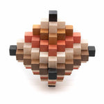 Casse - Tête Cristal 51 - Casse - tête en bois étoile - Rouge et Noir