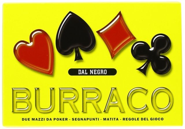 Coffret Burraco - jeu de cartes coffret de cartes - Rouge et Noir