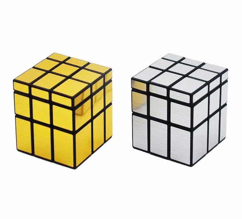 Mirror cube - Silver / Gold