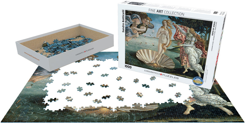 Puzzle Eurographics - 1000 p - La naissance de Vénus -  Sandro Botticelli