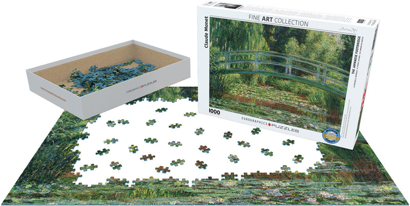 Puzzle Eurographics - 1000 p - La passerelle japonaise - Monet