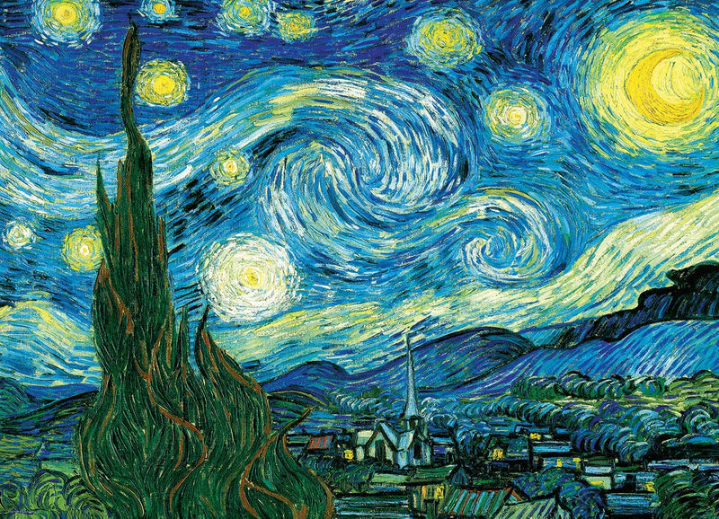 Puzzle Eurographics - 100 p - La nuit étoilée - Vincent Van Gogh