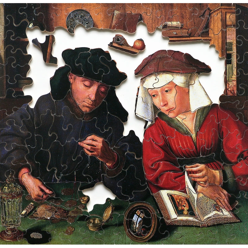 Puzzle MW - 150 p - Le prêteur et sa femme - Metsys