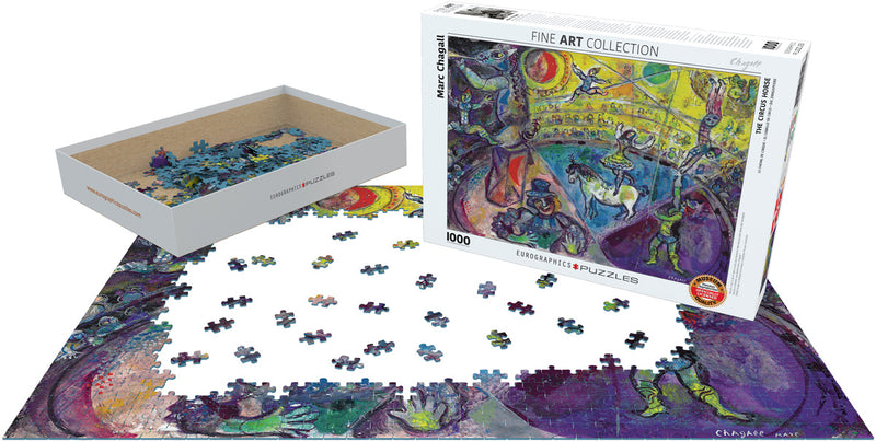Puzzle Eurographics - 1000 p - Le cheval de cirque - Chagall
