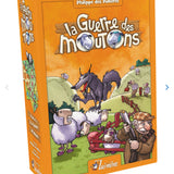 La Guerre des moutons - Jeu de plateau de stratégie à deux enfants - Rouge et Noir