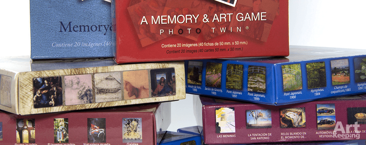Mémory Art Keeping - Peintres - Cartes Enfants - Rouge et Noir