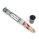 Mikados classiques - Boite noire et blanche - jeu d'adresse en bois - Rouge et Noir