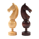 Pièces d'échecs Régence - jeu d'échecs pièces d'échecs classiques figurines décoratives - Rouge et Noir